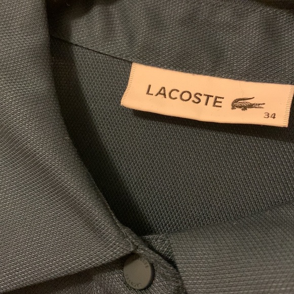 BNWOT Lacoste Women's Regular Fit Bicolour Flowing Piqué Shirt - Picture 6 of 7